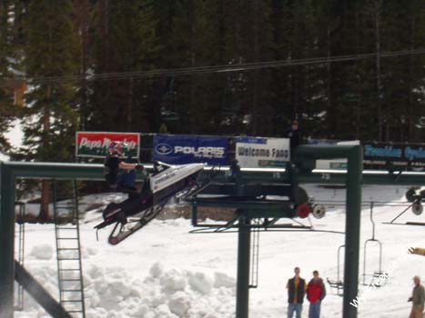 white sled